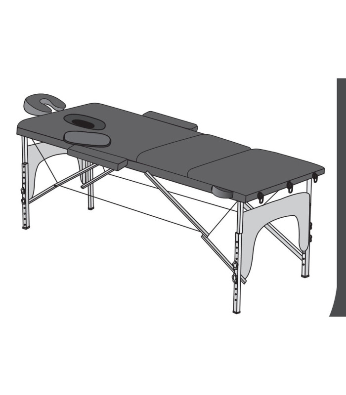 Camilla Portatil De Madera Sella