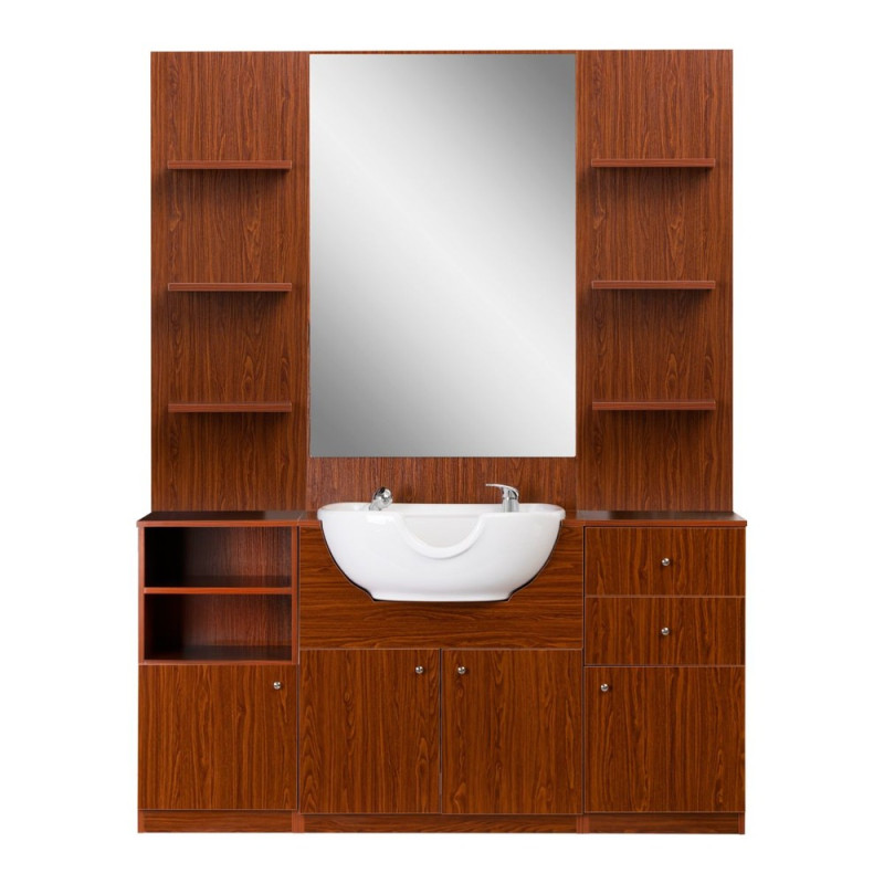 Tocador De Barberia Con Lavacabezas Matt