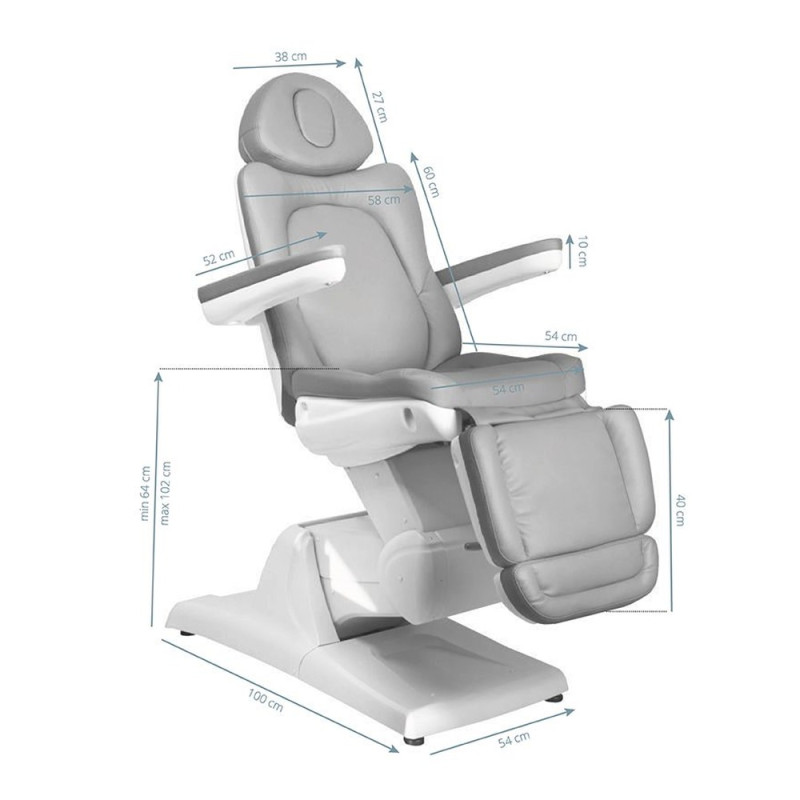 Sillon De Estetica 870 Electrico 3 Motores