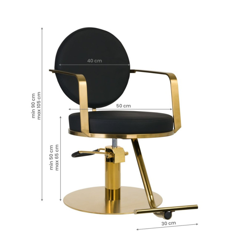 Sillon De Peluqueria Arras Oro