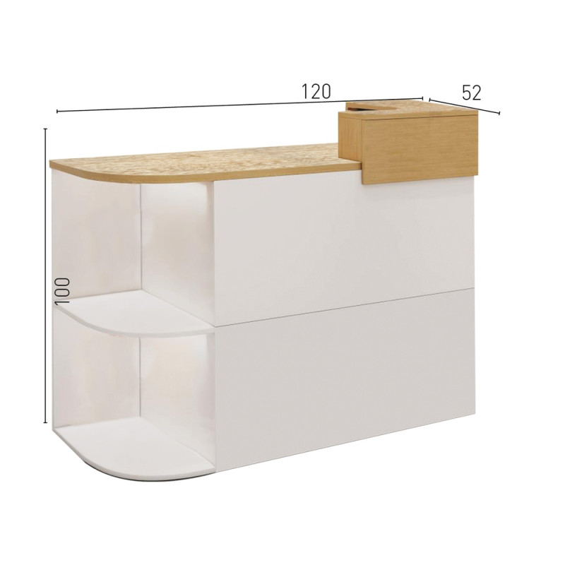 Recepcion de Peluqueria Woodberg