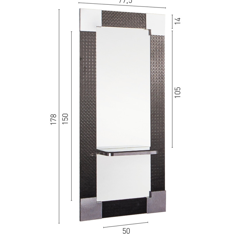 Tocador de Peluqueria Basic Deco Two