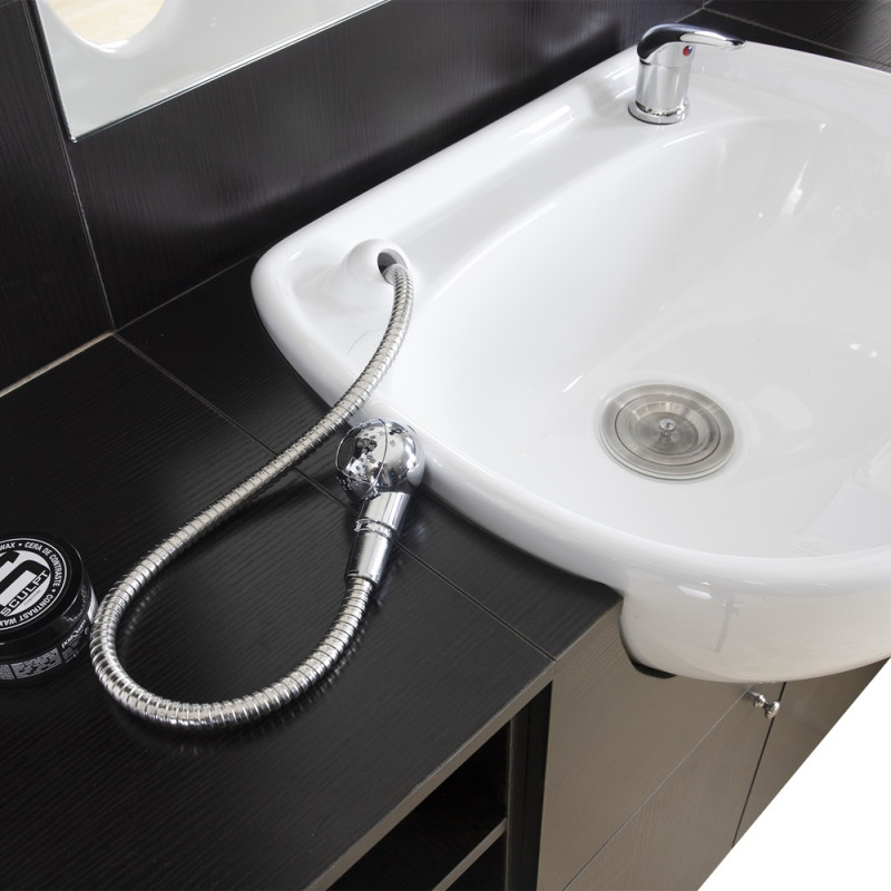 Tocador de Barberia Con Lavacabezas ID