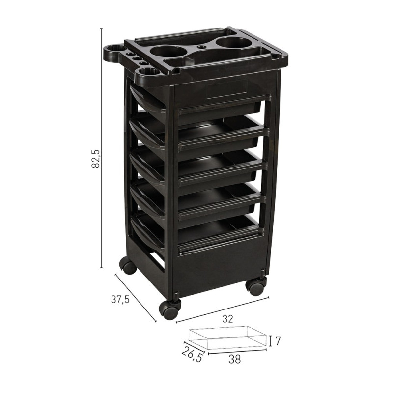 Carrito de Peluqueria Ferrara