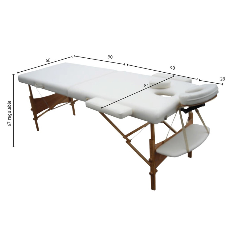 Camilla Plegable Madera Florencia