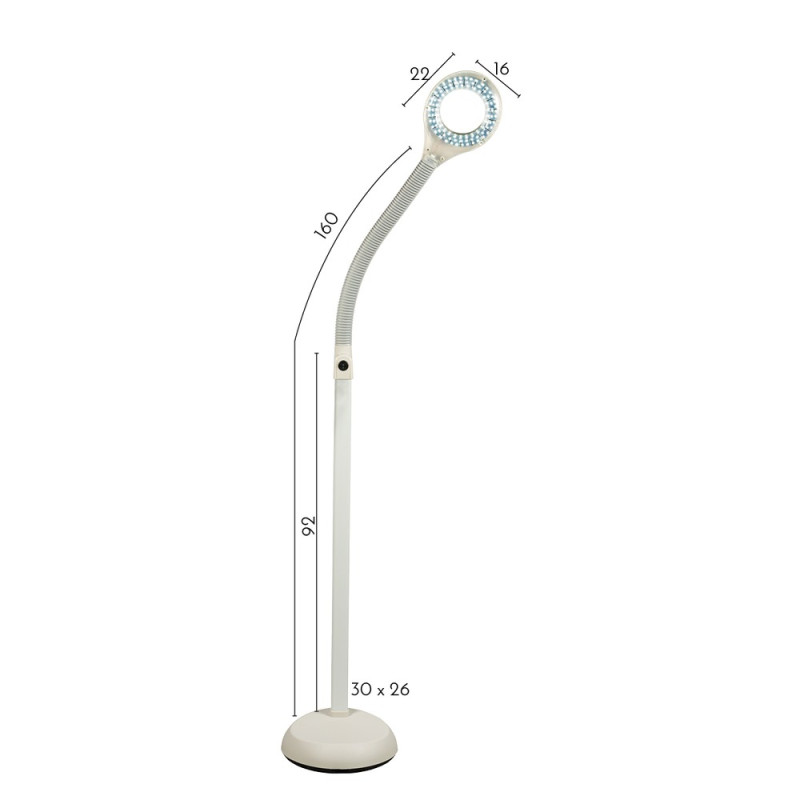 Lupa de Estetica con Luz Led Gera