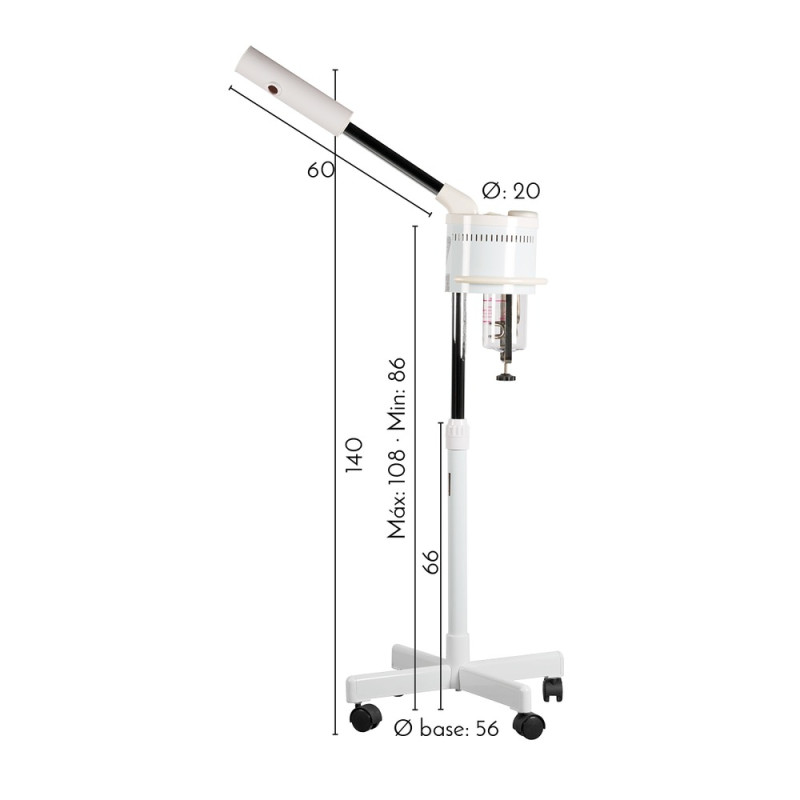 Vaporizador Facial con Ozono Rimini