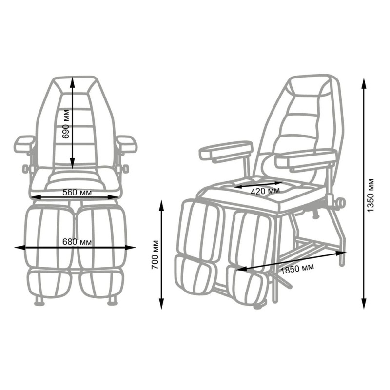 Cadeira Para Pedicure Ink
