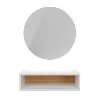 Coiffeuse de Coiffure Circulaire Mudi Led