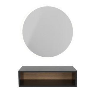Coiffeuse de Coiffure Circulaire Mudi Led