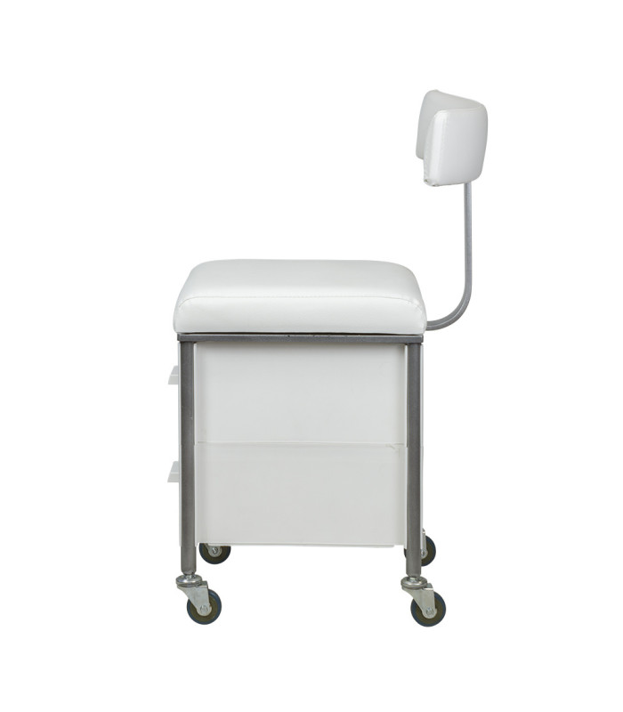 Taburete Auxiliar Karat Con Respaldo