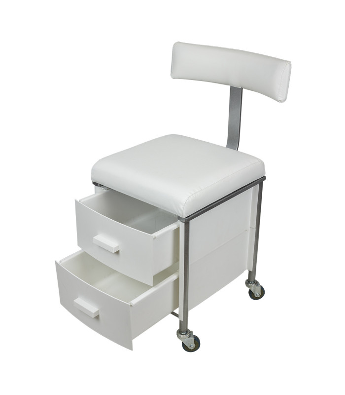 Taburete Auxiliar Karat Con Respaldo