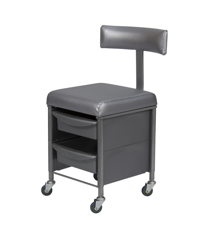 Taburete Auxiliar Karat Con Respaldo