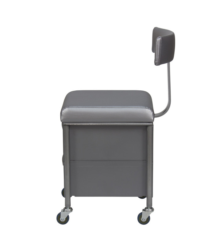 Taburete Auxiliar Karat Con Respaldo