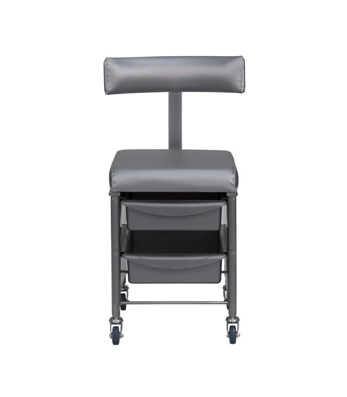 Taburete Auxiliar Karat Con Respaldo