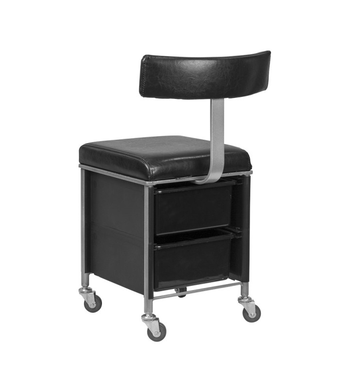 Taburete Auxiliar Karat Con Respaldo