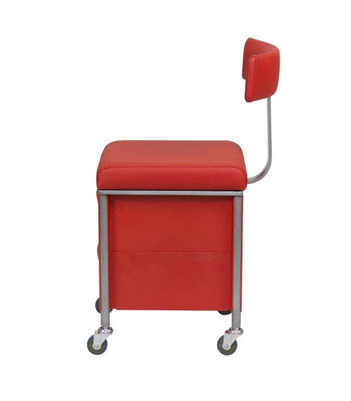 Taburete Auxiliar Karat Con Respaldo