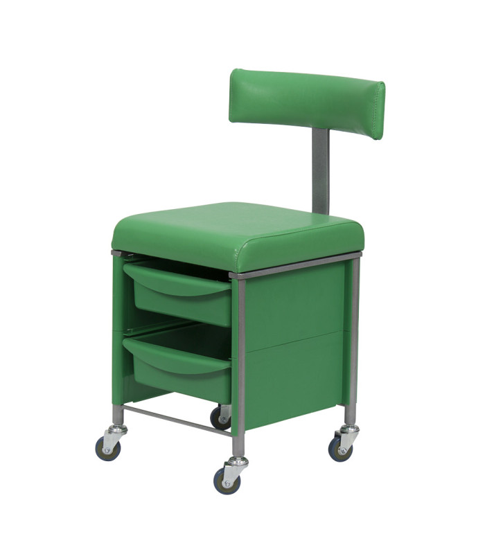 Taburete Auxiliar Karat Con Respaldo