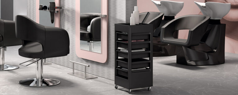 Carrito de Peluquería: Organización y maximización del espacio